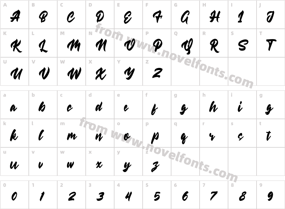 Black DiamondCharacter Map