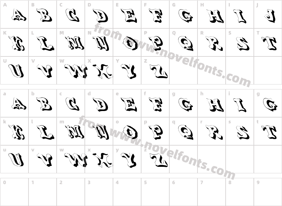 JI FoamerCharacter Map