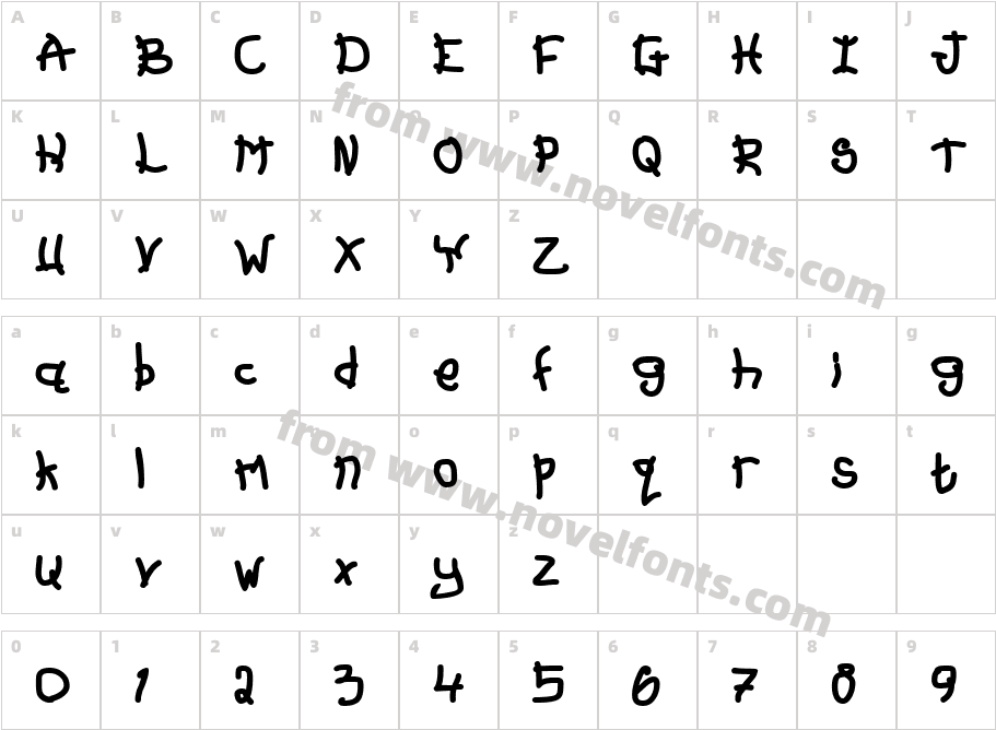 JI FomentCharacter Map