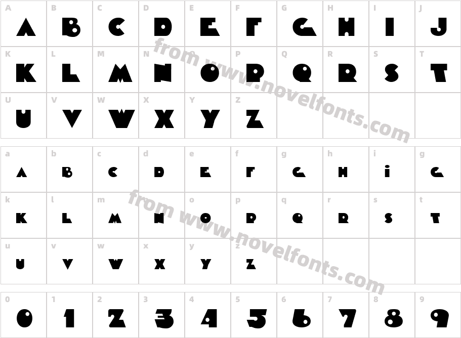 JI FossilCharacter Map