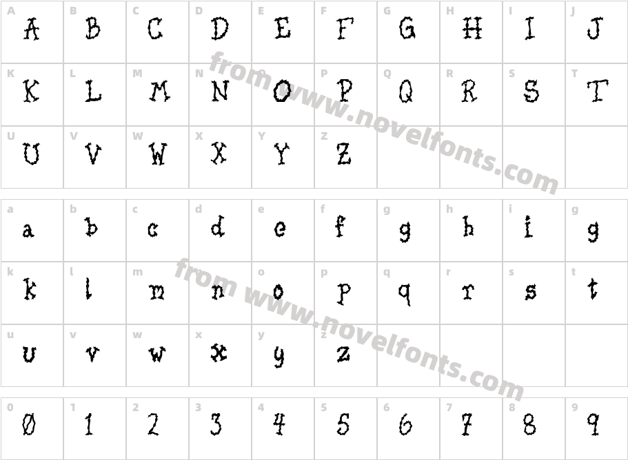 JI HamperCharacter Map