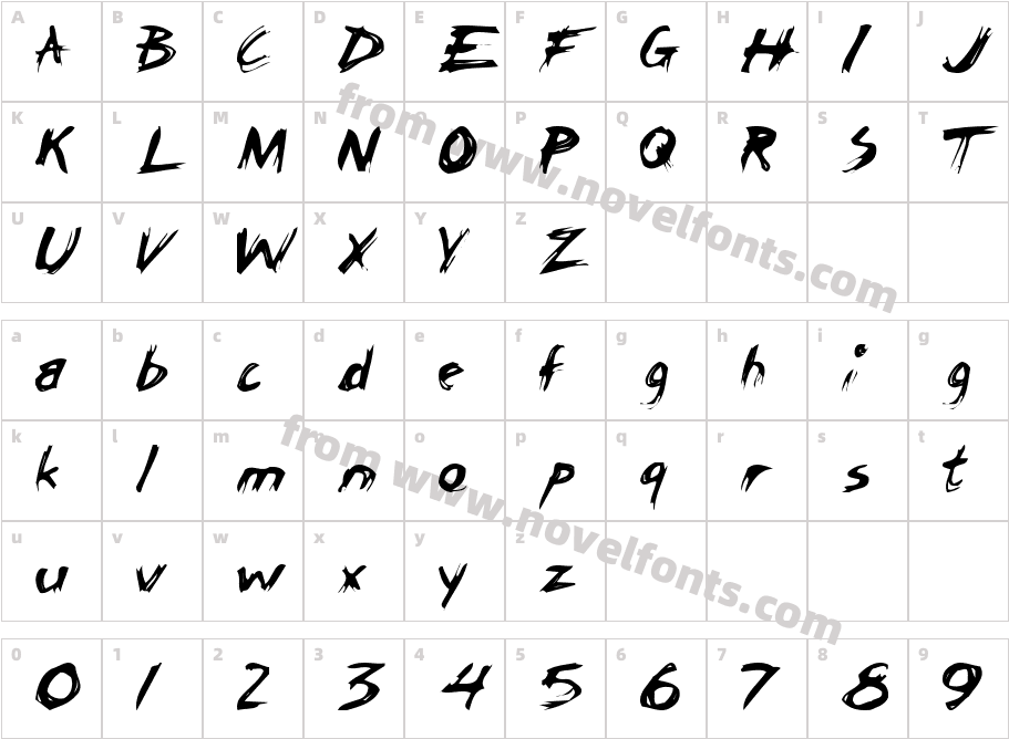 JI HausenCharacter Map