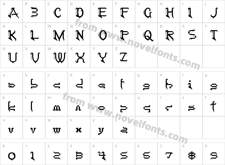 JI HoisedCharacter Map