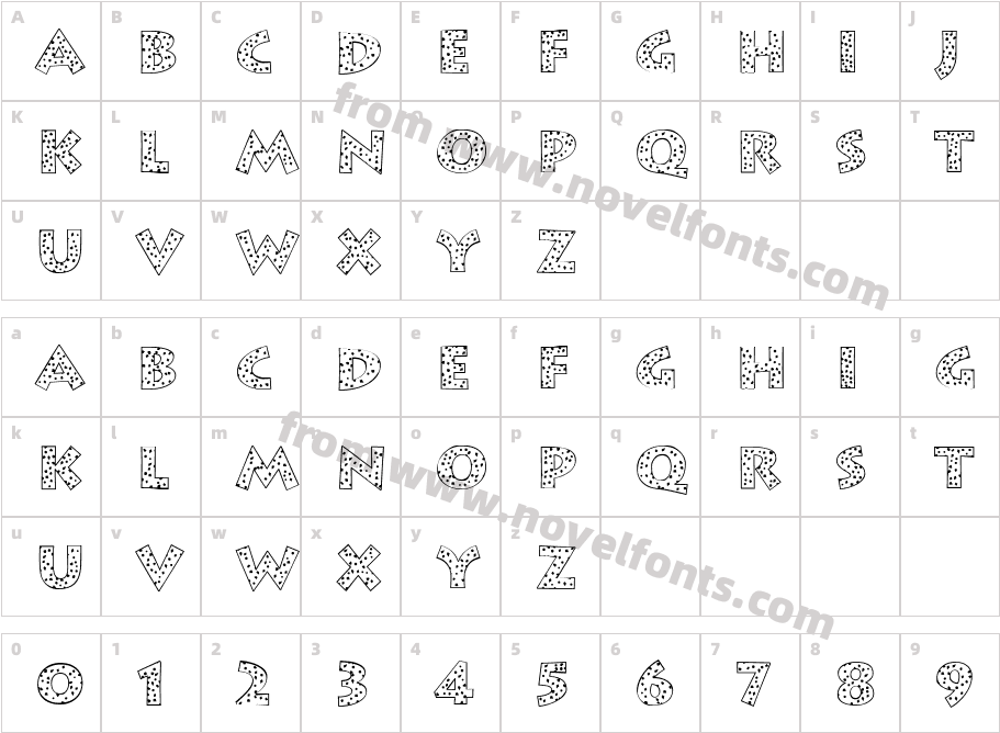 JI HummedCharacter Map