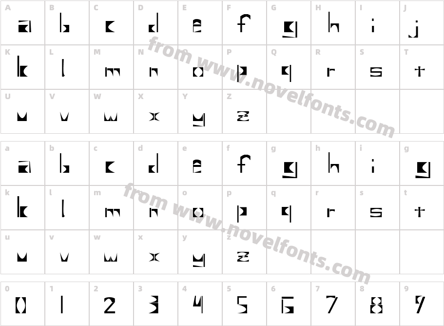 JI ImparkCharacter Map