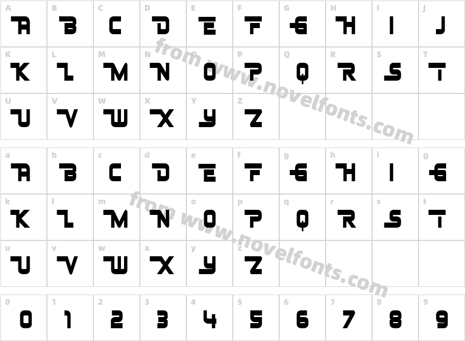 JI IronerCharacter Map