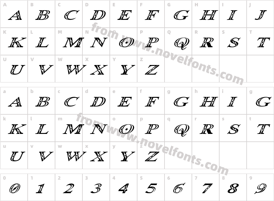 JI JingkoCharacter Map