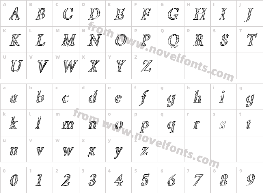 JI KainitCharacter Map