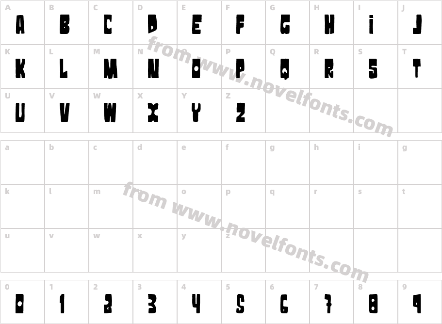 Black Rat InstituteCharacter Map