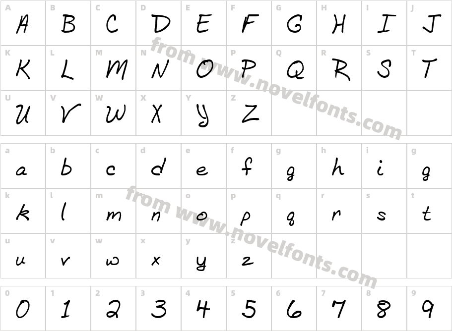 JI KeblahCharacter Map