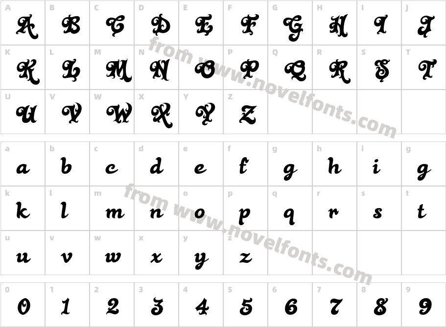 Black RoseCharacter Map