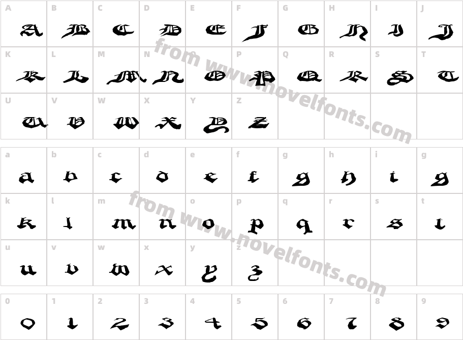 JI KopeckCharacter Map