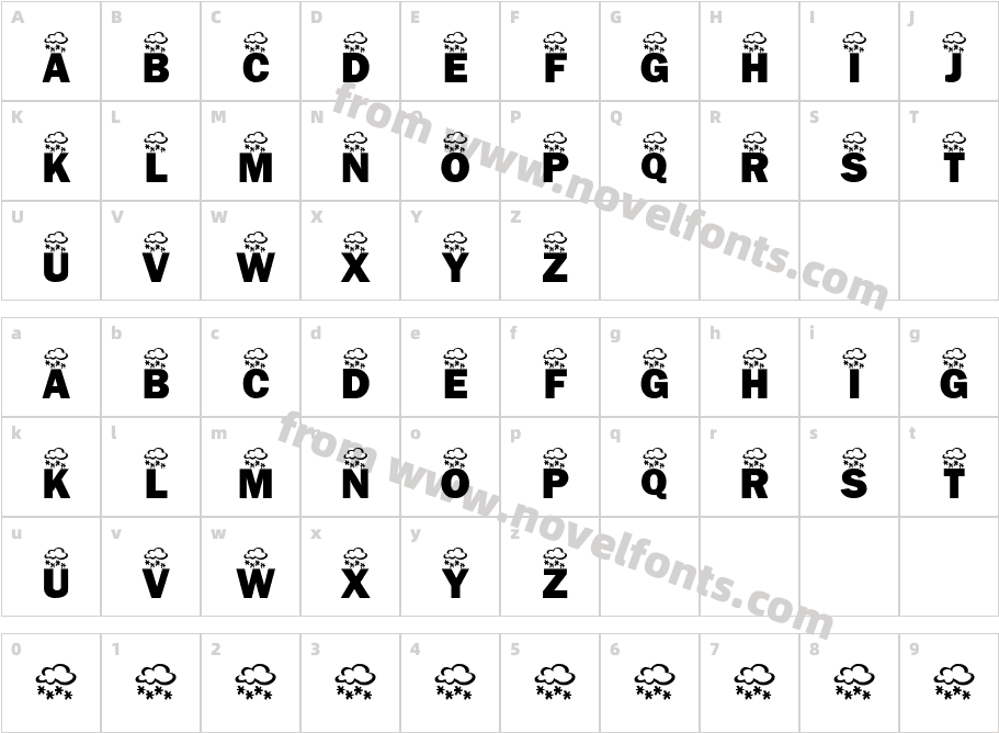 JI KrubisCharacter Map