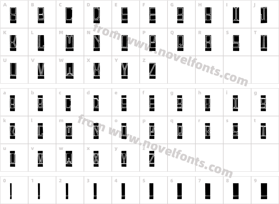 JI LaminaCharacter Map