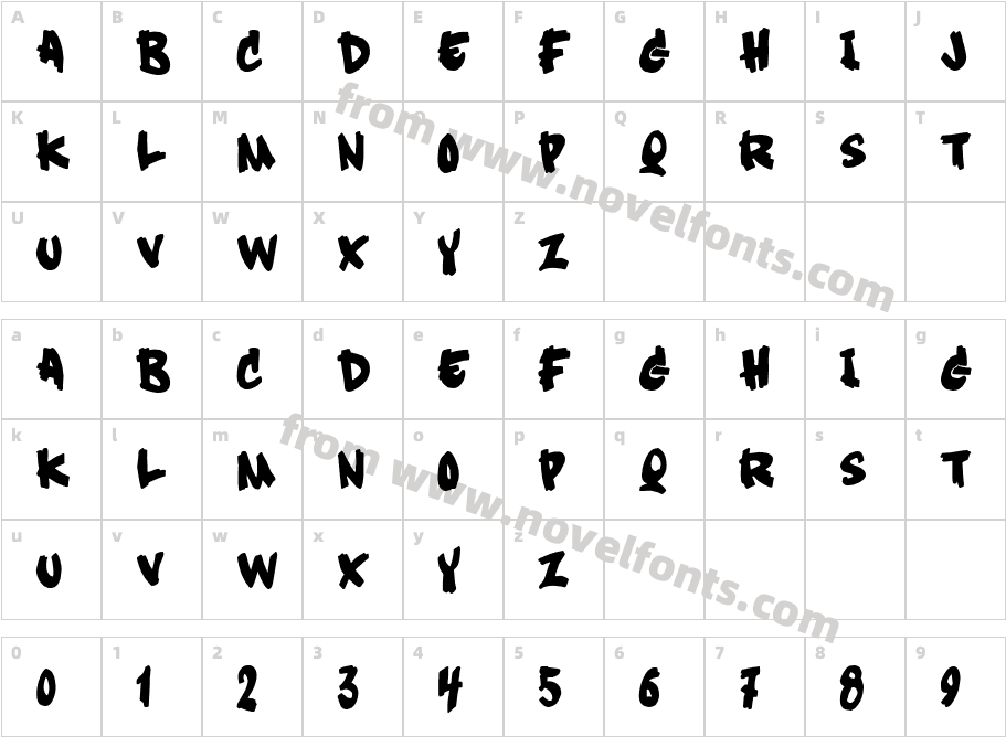 JI LiederCharacter Map