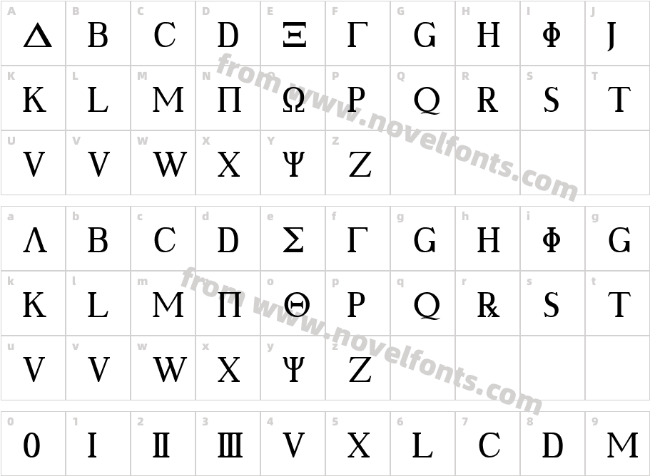 JI LigaseCharacter Map