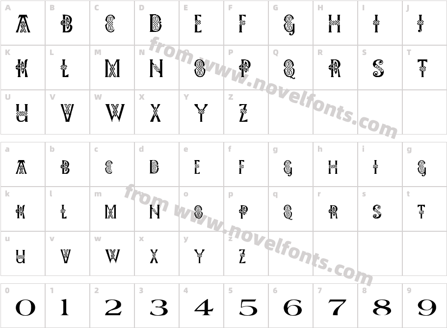 JI LlamasCharacter Map