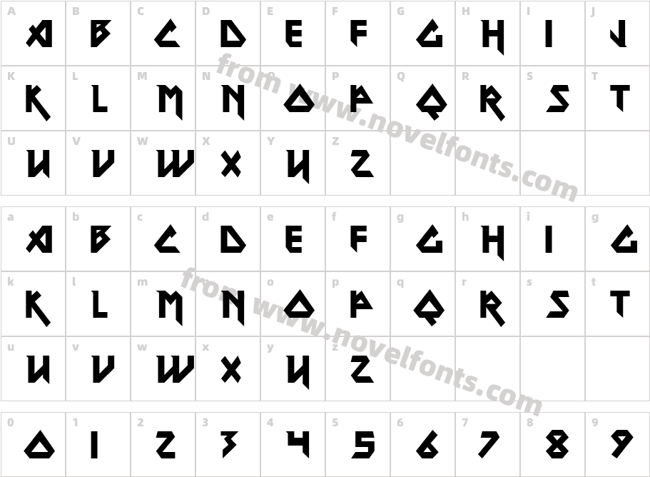 JI LocketCharacter Map