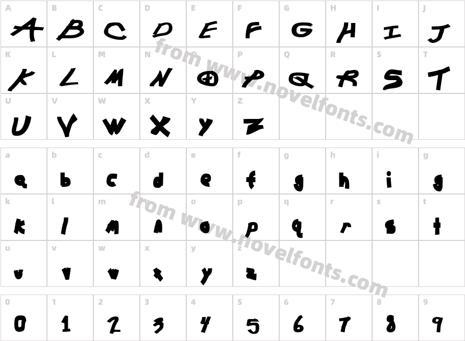 JI LongedCharacter Map