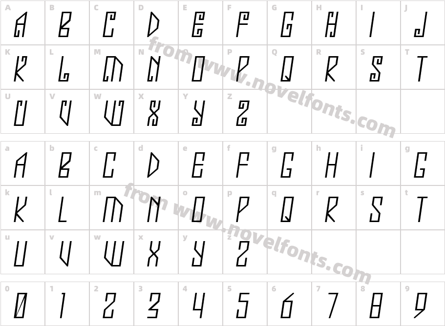 JI LotionCharacter Map