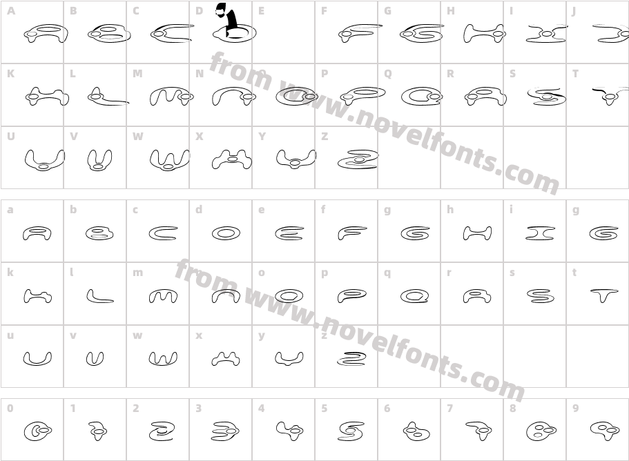 JI LoxingCharacter Map