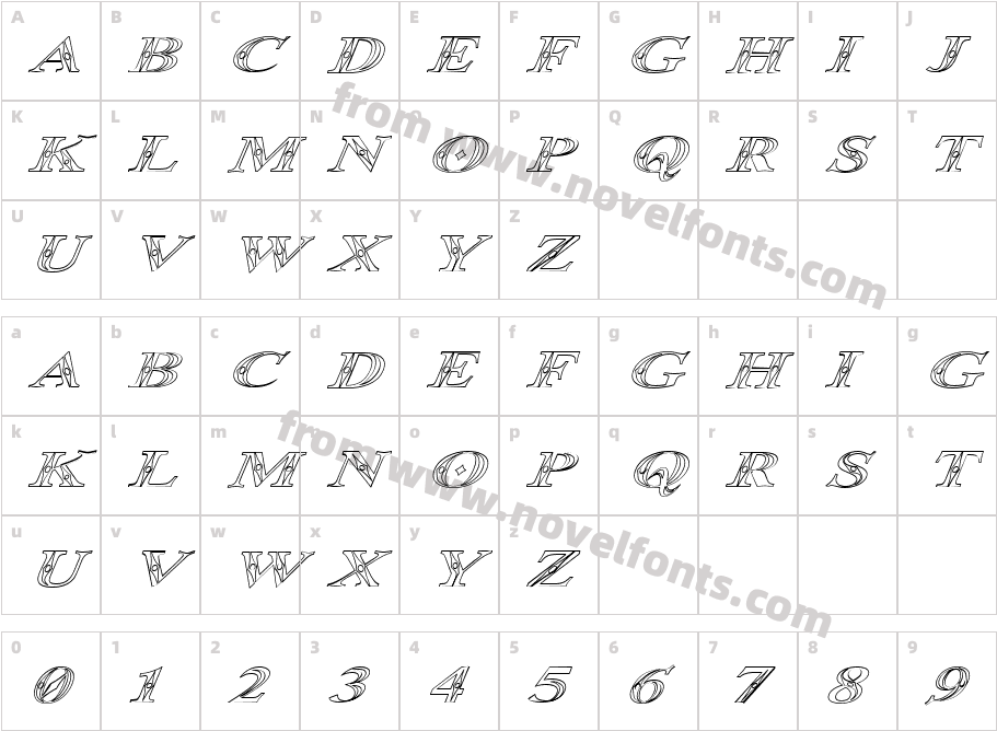 JI LupineCharacter Map