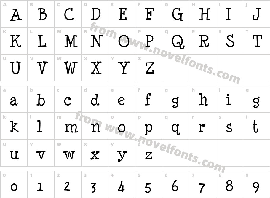 JI LustraCharacter Map