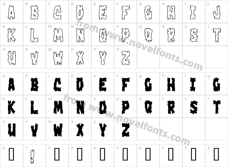 JI MaundyCharacter Map