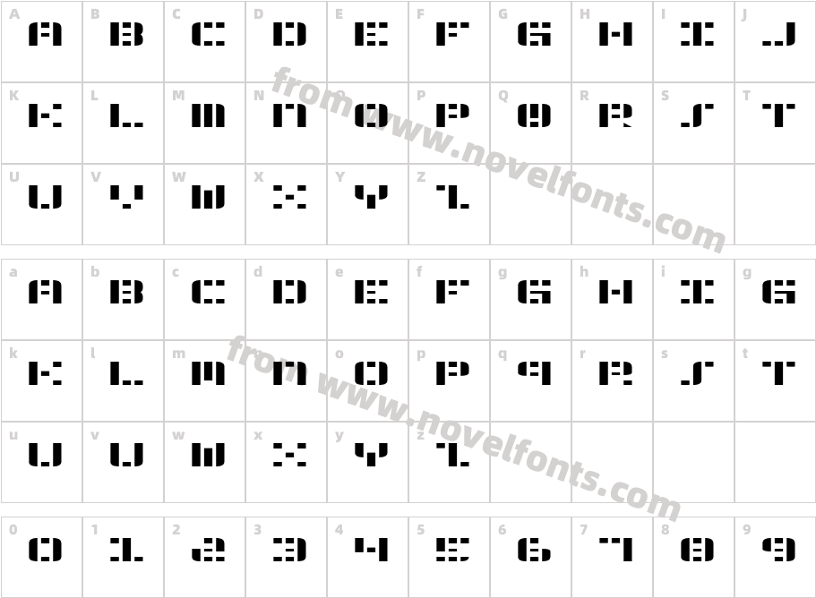 JI MazierCharacter Map