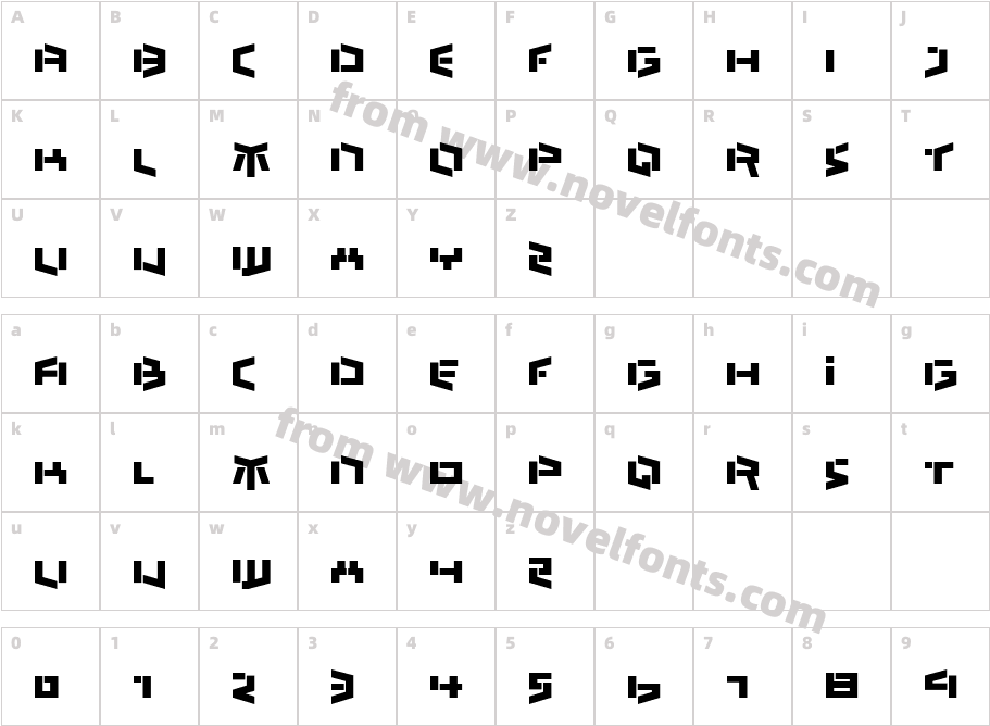 JI MelterCharacter Map