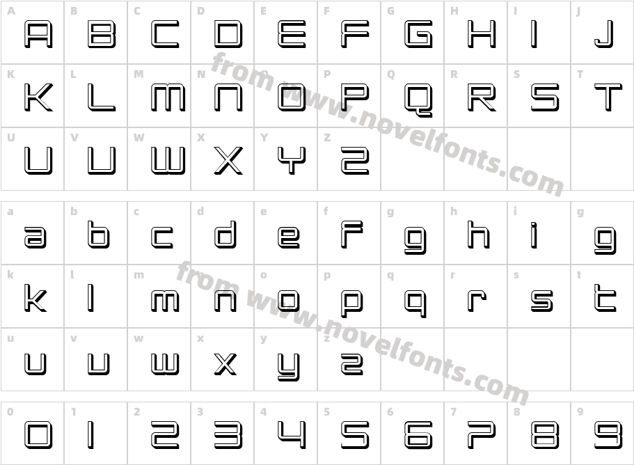 JI MidribCharacter Map