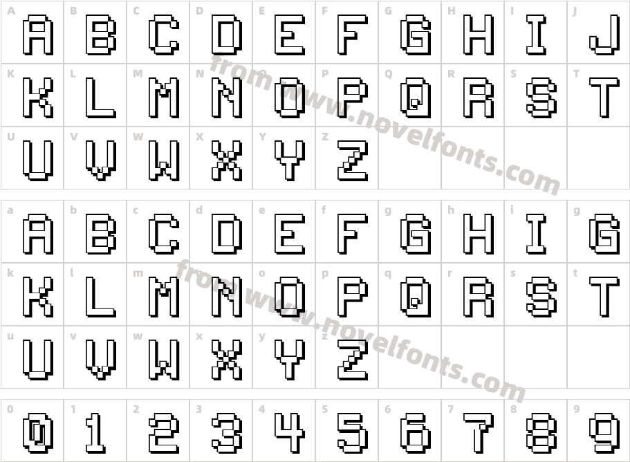 JI MikadoCharacter Map