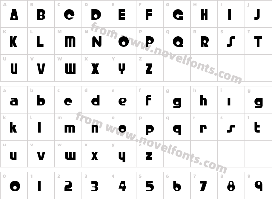 JI MochasCharacter Map