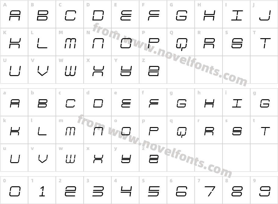 JI MoniedCharacter Map