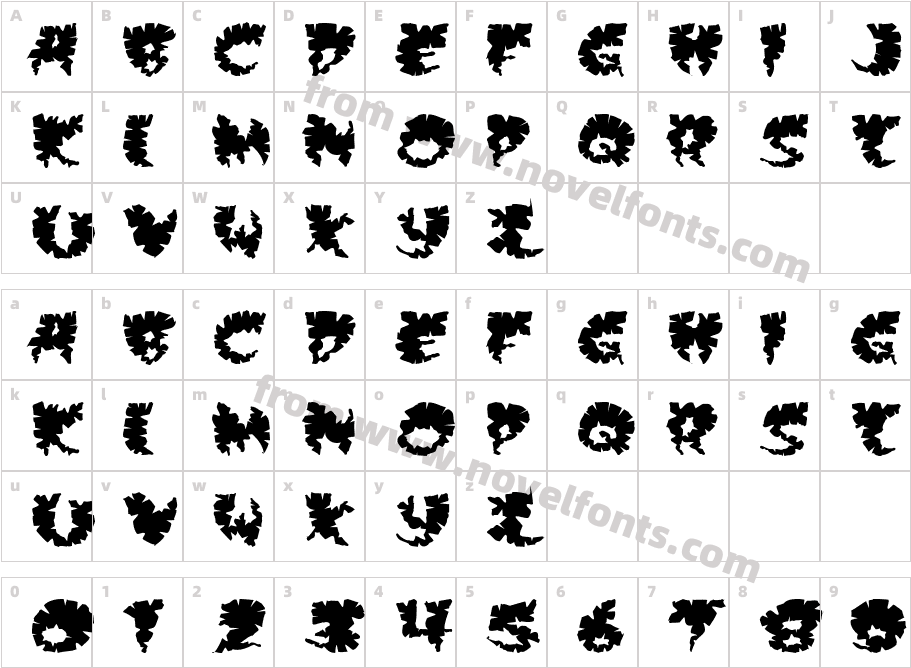 JI MoutonCharacter Map