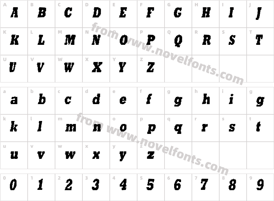 JI MuletaCharacter Map