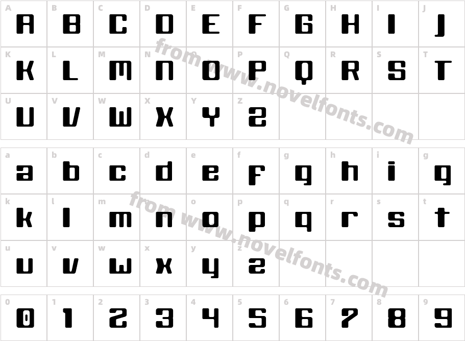 JI NearlyCharacter Map