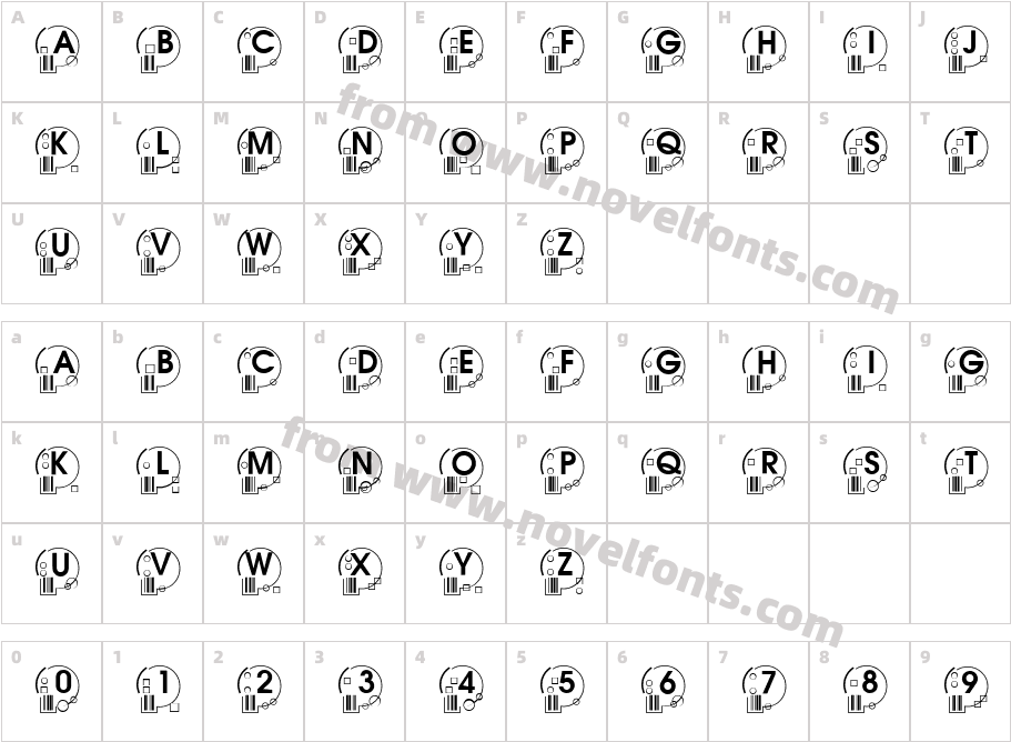 JI NeuronCharacter Map