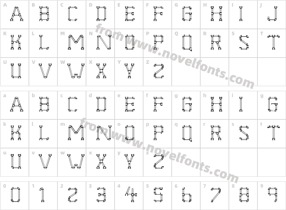 JI PadderCharacter Map