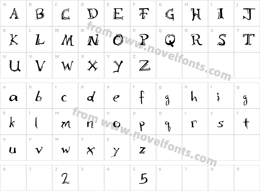 JI PallorCharacter Map