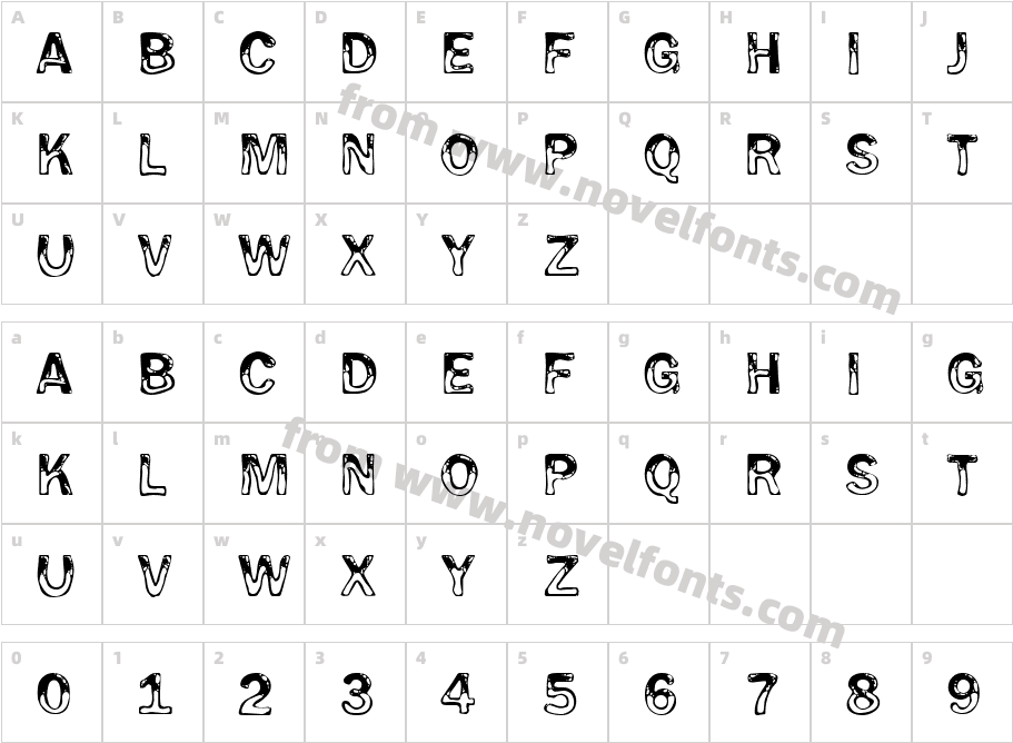 JI PalpalCharacter Map