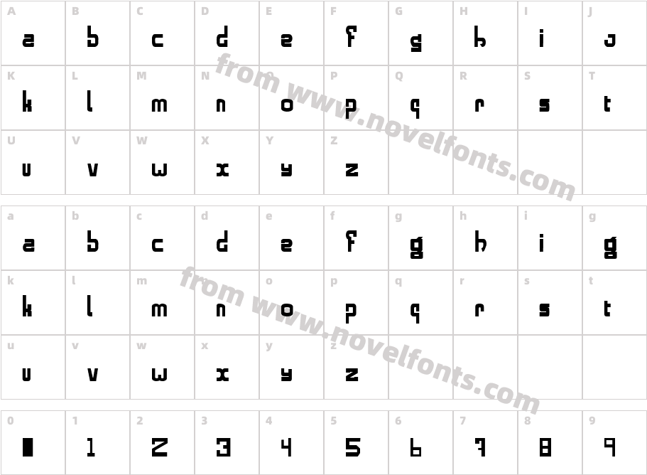 JI ParodyCharacter Map