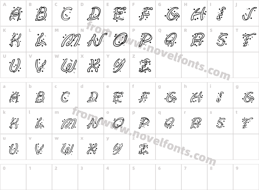 JI ParvisCharacter Map