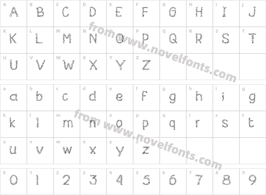 JI PectenCharacter Map