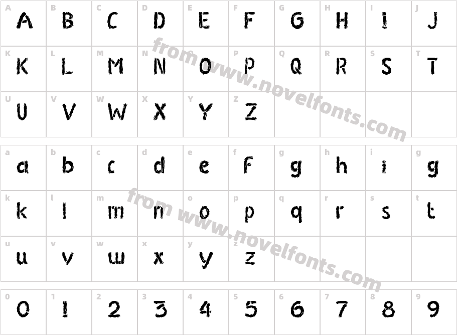 JI PlaintCharacter Map