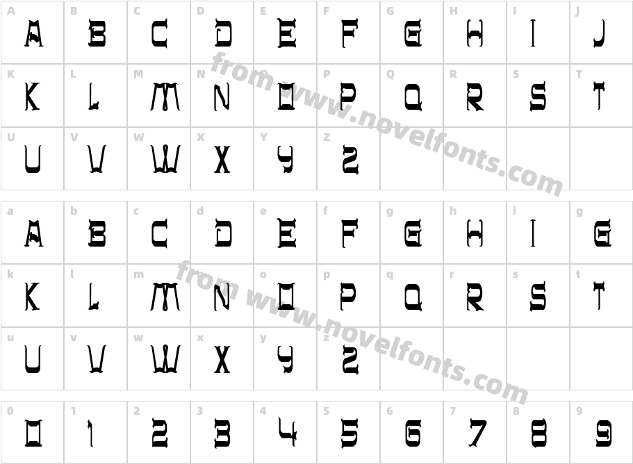 JI PoachyCharacter Map