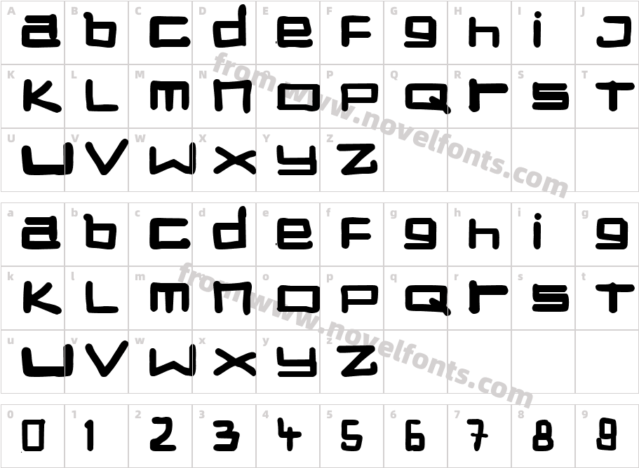 JI PongedCharacter Map