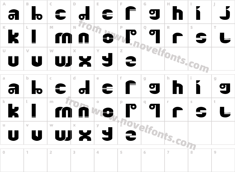 JI SacqueCharacter Map