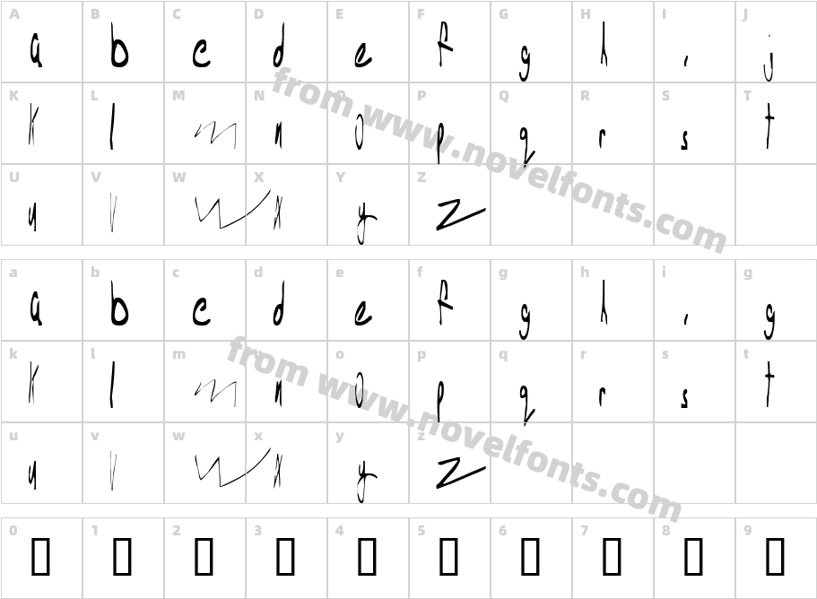 JI SaddleCharacter Map