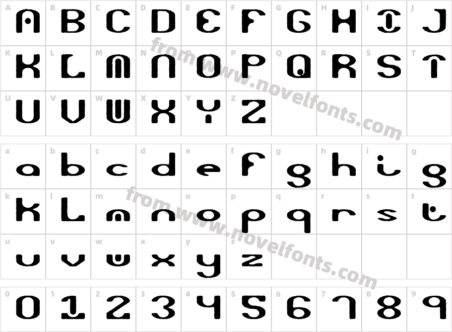 JI SafrolCharacter Map